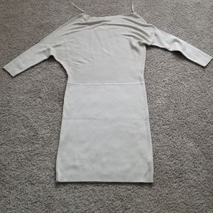 Banana Republic Off Shoulder Ribbed Dress